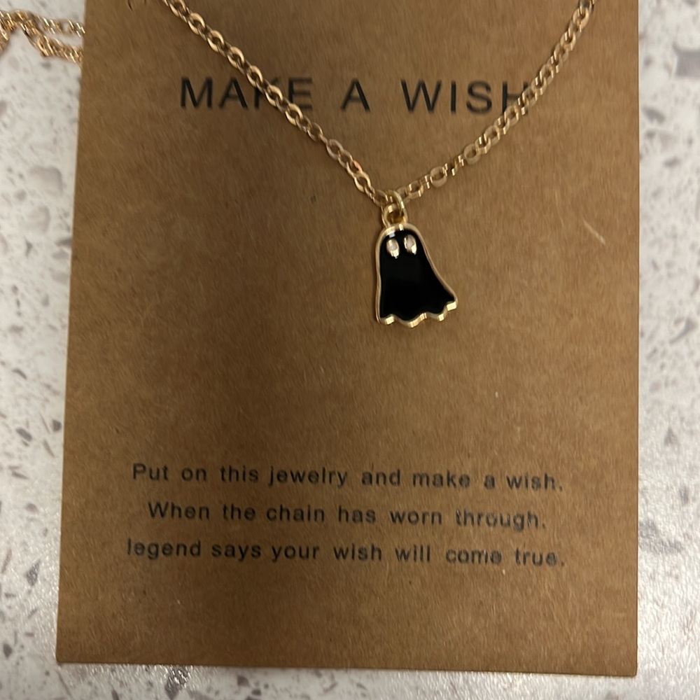 Ghost pendant and chain